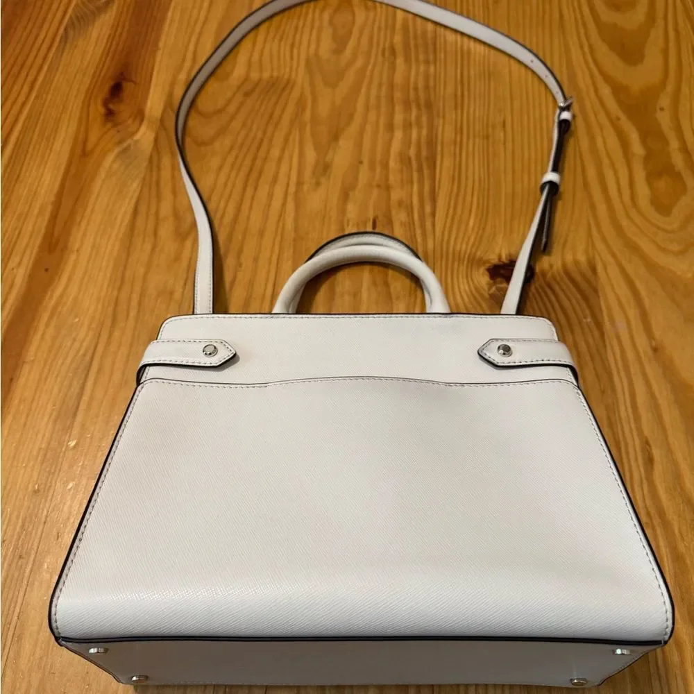 Kate Spade New York Staci Medium Satchel Leather - Parchment